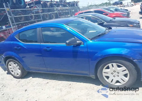 2012 Dodge Avenger Se from USA, damaged, VIN 1C3CDZAB5CN173384